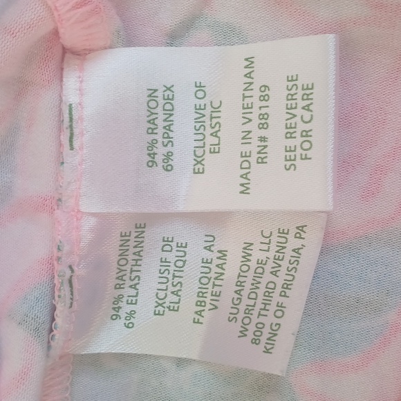 Lilly Pulitzer Lana Skort Romper Pink Blossom Try Your Zest - Picture 5 of 5